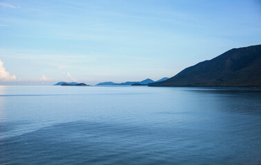 Stretches of sane and ocean on Magnetic Island, Australia. Known for its secluded beaches, rigged nature, and abundant wildlife.