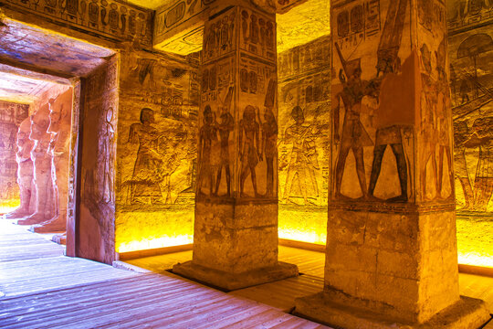 Abu Simbel temple, UNESCO World Heritage site, Aswan, Egypt.
