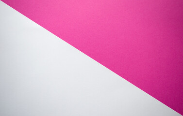 Pink and white diagonally divided background