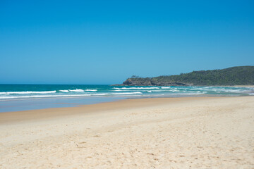Fototapeta na wymiar Pristine waters and sand of the Australian beaches.