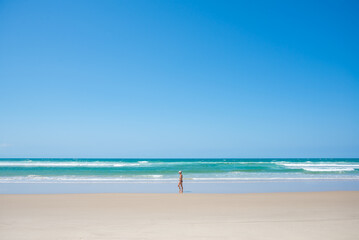 Pristine waters and sand of the Australian beaches.