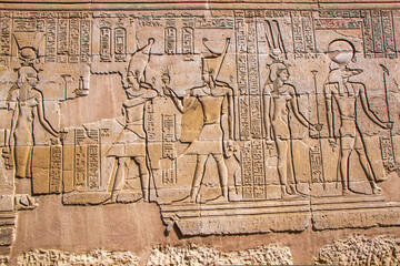 Ancient temple of Kom Ombo, Aswan, Egypt.