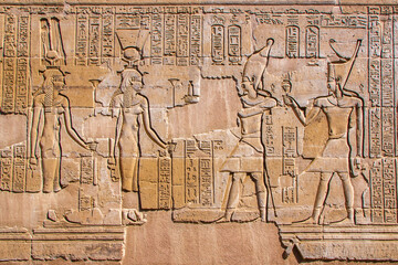 Ancient temple of Kom Ombo, Aswan, Egypt.