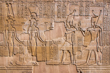 Ancient temple of Kom Ombo, Aswan, Egypt.