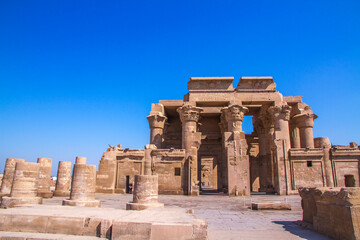 Ancient temple of Kom Ombo, Aswan, Egypt.