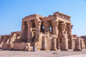 Ancient temple of Kom Ombo, Aswan, Egypt.