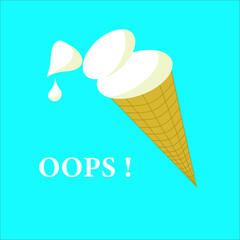 ice cream vector illustration