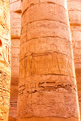 Ancient Karnak temple, UNESCO World Heritage site, Luxor, Egypt.