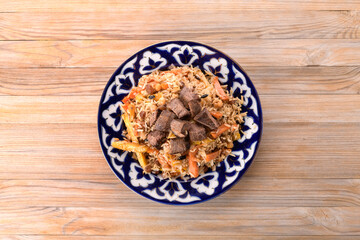 ezbek plov in a national dish