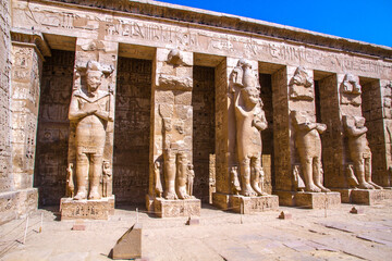 Fototapeta premium Medinet Habu temple, Luxor, Egypt