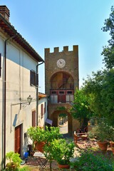 fortified medieval village of Artimino in the municipality of Carmignano in the province of Prato in Tuscany, Italy. The place is known for its numerous archaeological and historical sites