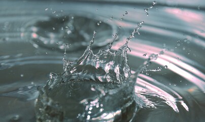 “Solaris fantasy” (in fact, a trace of a small object falling into the water).