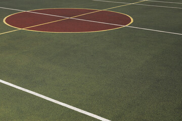 Obraz premium tennis court and net