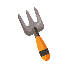 rake tool detail style icon vector design