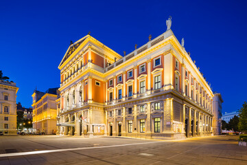 Fototapeta na wymiar Wiener Musikverein Concert Hall, Vienna, Austria