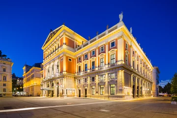 Foto auf Acrylglas Wiener Musikverein Concert Hall, Vienna, Austria © IndustryAndTravel
