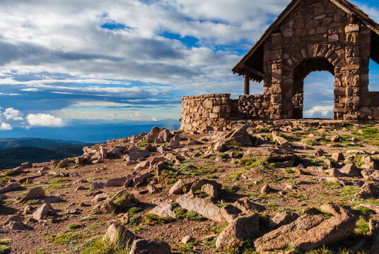 The  Forest Service Lookout on Brian Head Peak, Utah, USA