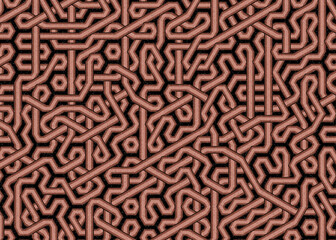 Fototapeta premium Colour Hexagon Tile Connection art background design illustration