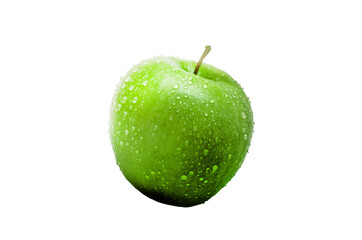 Green apple isolated on white background