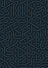 Colour Hexagon Tile Connection art background design illustration