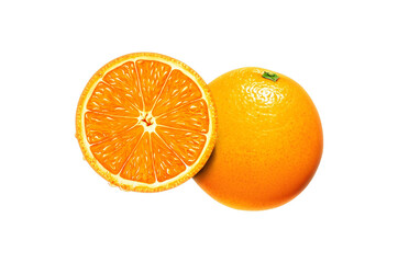 Orange isolated on white background