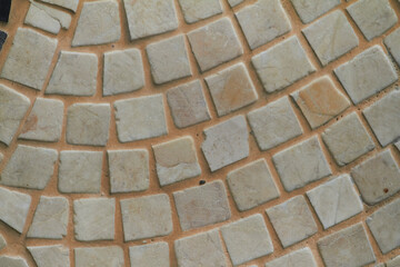 Texture of beige. Textured background. Decorative plaster walls, external decoration of facade.