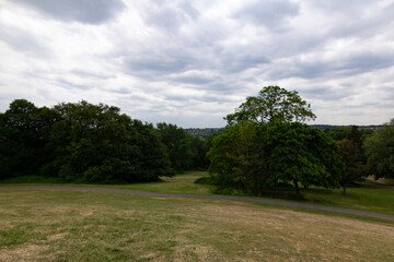 Alexandra Park on a cloudy day, London, United Kingdom.