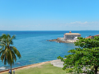 lower city steet city view salvador bahia brazil