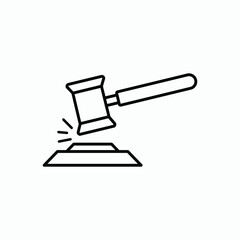 justice  icon vector