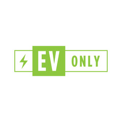 Electric Smart Car, Car Charging Station Sign Banner, Logo Vector Illustration Background