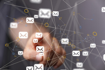 support communication contact concept service