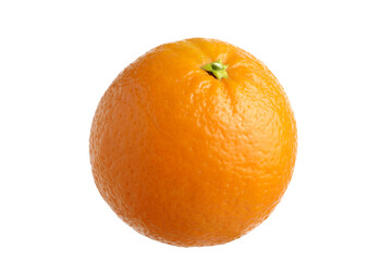 Ripe orange isolated on white background + Clipping Path