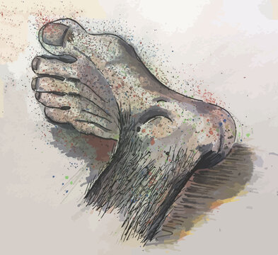 Fu&szlig;, Illustration