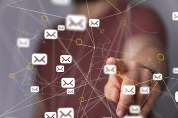 mail communication support contact concept service