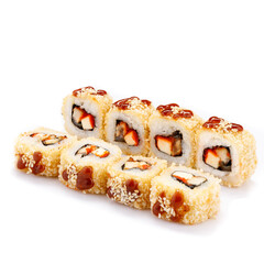 
rolls for a restaurant menu on a white background12