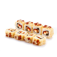 
rolls for a restaurant menu on a white background13