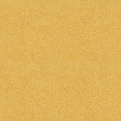 Seamless texture of light yellow sand on the sea coast. Square photo. Background for designer.