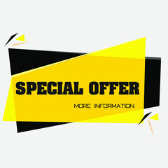 special offer  vector design,poster