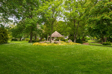 Adare Town Park view, County Limerick, Ireland