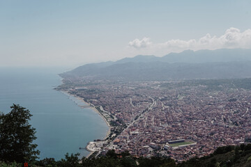 Ordu city from Boztepe turkey