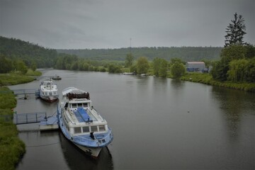boats on the river
