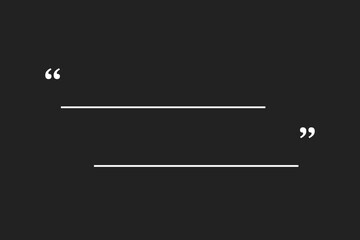 Fill In The Blank Line, Blank Line, Quote Line, Quotation, Social Media, Quote Blank Speech Bubble and Quotes Vector Illustration Background