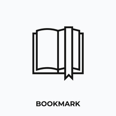 bookmark icon vector. bookmark sign symbol