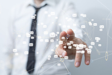 mail communication support contact concept service