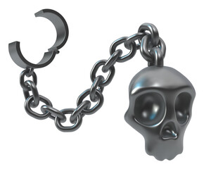 Skull Abstract Metal Shackle