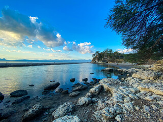 the lagoon