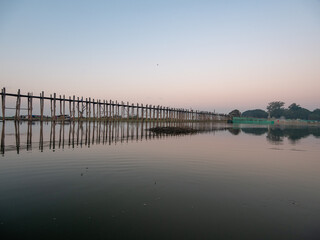 Obraz premium U-bein bridge in Myanmar