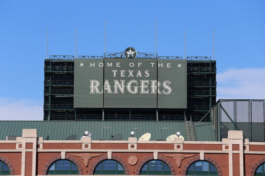 Globe Life Park, the home stadium of the Texas Rangers of Major League Baseball in Arlington, Texas on March 13, 2014