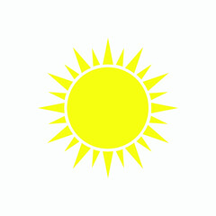 sun icon vector