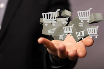 logistics and delivery concept digital 3d.